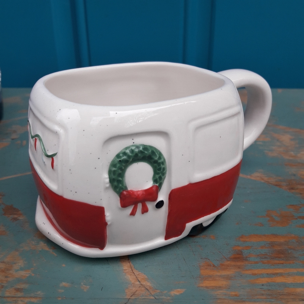 Christmas Vacation Camper Van Mug Vanlife Holidays Cup RV Travel Guru Road Trip